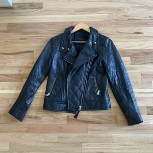 Mackage quilted leather jacket